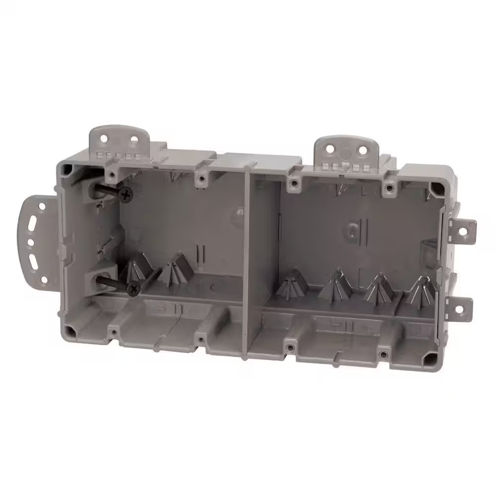 Smart Box 4-Gang Multi-Mount Adjustable Depth Device Box