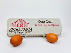 Printed Egg Cartons (Barn) – 100 units