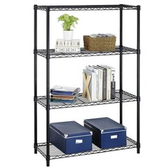 4 Tier Shelving Unit NSF Wire Shelf Metal Large Storage Shelves Heavy Duty Heigh