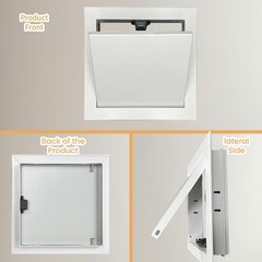 White Aluminum Alloy Access Door Panel 10×10 Inch Drywall Wall Ceiling