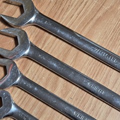 Wright Tool Combination Wrench Set 11 Piece SAE Set 911 3/8 Through 1 Made USA