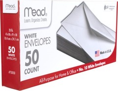 #10 Envelopes, 4-1/8″ X 9-1/2″, White, 50 Pack Free And Fast Shipping