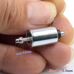 1 Piece Mini Round Cylinder Suction Push-Pull Type Linear Solenoid Electromagnet
