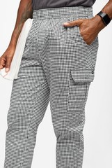 Chef Code Cargo Pants Elastic Waist Drawstring Zipper Cargo Pants XL