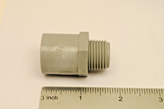 Lot of 50 Pieces 1/2″ PVC Male Terminal Adapters For Electrical PVC Conduit