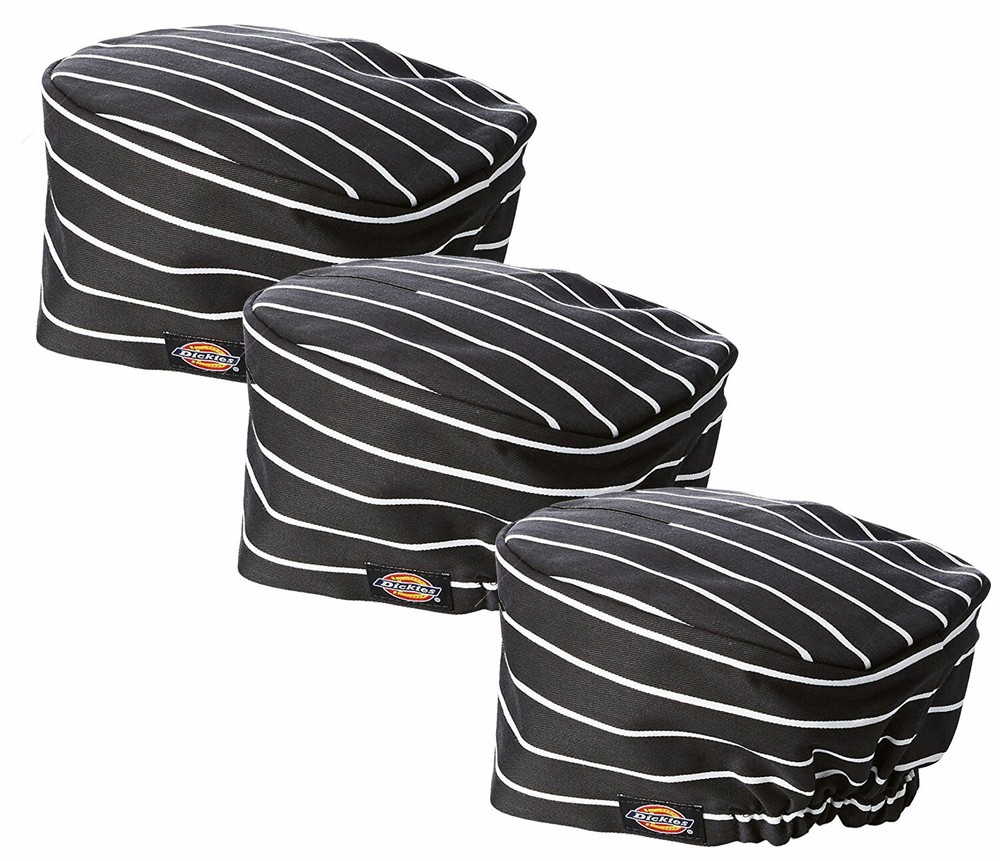 3PACK Dickies Chef Hat – Chef Beanie with Elastic on Back DC451