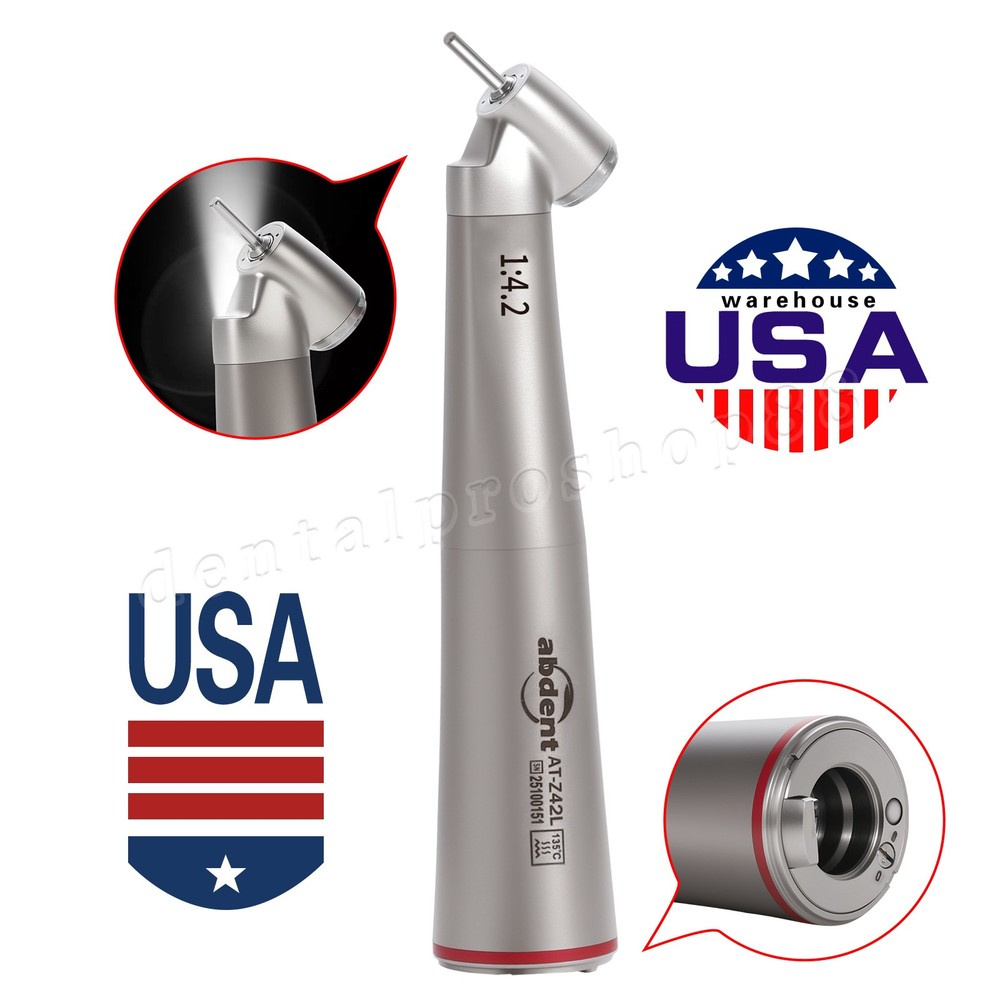 Dental 45° Angle Electric Handpiece Surgical 1:4.2 Fiber Optic NSK Ti Max Z45L