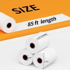 2-1/4″ x 50′ & 2 1/4″ x 85′ Thermal Credit Card Cash Register POS Receipt Paper