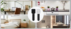 Hook and Loop Cable Ties, Under Desk Cable Management, Self Adhesive Cable Clips