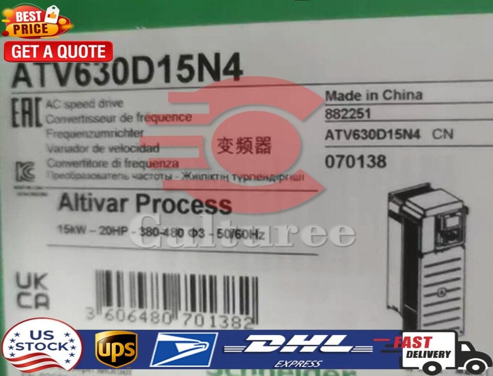 ATV630D15N4 1PCS NEW Schneider INVERTER ATV630D15N4