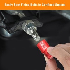 55 Pcs Nut and Bolt Thread Checker, 25 Metric & 30 Standard, for Tight Spaces
