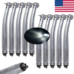 10 NSK Style DENTAL LED E-generator HIGH SPEED HANDPIECE 4-Hole PDM