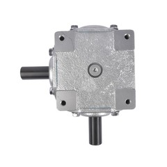 NEW 90 Degree Speed Ratio 1:1 CW/CW Right Angle Bevel Gearbox w/ 2 Keyed Shafts