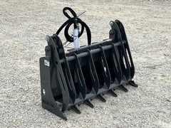 Berlon 48″ Mini Root Rake Brush Grapple Fits Mini Skid Steer Toro Kubota SCL USA