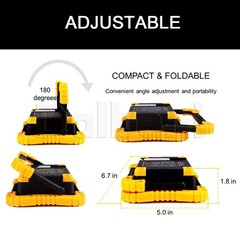 Portable LED Work Light Rectangle 10W COB 750 Lumen. 4400mAh High Low SOS Mode