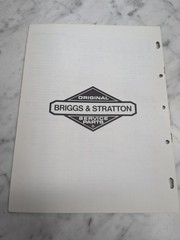 BRIGGS STRATTON 195400 TO 195499 ILLUSTRATED PARTS LIST MANUAL CATALOG BOOK 1984