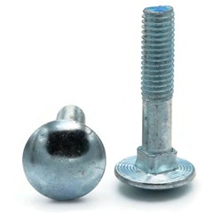 M16-2.0 Carriage Bolts Metric DIN 603 Class 4.6 Zinc Plated Steel Pick Size+QTY
