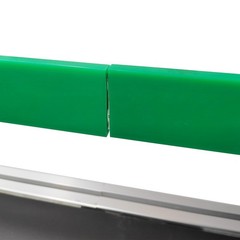 118×15.7in PVC Belt Conveyor Adjustable Speed 120W for Packaging Production Line