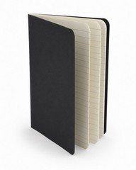 Mini Pocket Notebook 3.5 x 5.5 Black Softcover 60 Lined Pages Memo Journal