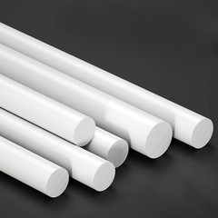 White PVC Solid Round Rod Acid and Alkali Resistant PVC Rod Material