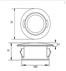 QTY25 ESSENTRA 5/16″ .312 INCH LOCKIG DOME PLUG HOLE CAP WHITE NYLON HEYCO STYLE