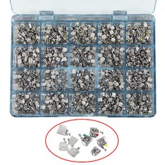 50 Sets Dental Orthodontics Monoblock MINI MBT. 0.022 Brackets 345 Hooks