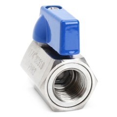 1/4″ NPT SS316 Stainless Steel PN63 Mini Ball Valve FxM Female to Male Sanitary