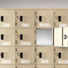 8 Sheets White 1 Inch Self Adhesive Vinyl Letters Numbers Kit, Mailbox Numbers S
