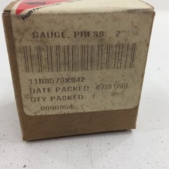 Fisher 11B8579X042 Pressure Gauge 0-160PSI Back Mount 1/4″ NPT 2″ Face