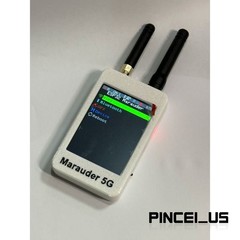 V8 2.4G&5G Dual Band WiFi ESP32 Marauder Development Board with 2.8-inch Screen