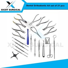 Dental Orthodontic kit set of 21 pcs