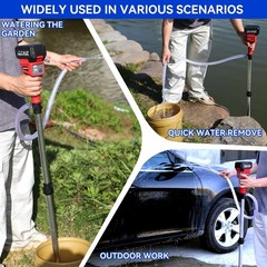 Cordless Water Transfer Pump 4000mAh Battery 640GPH 3 Adjustable Speeds