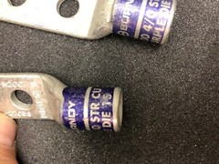 BURNDY N200 4/0 STR CU PURPLE DIE 15 (QTY 2)