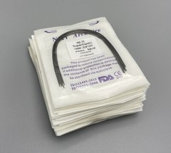 Dental Orthodontic Arch wire Super elastic Ni-Ti Round Rectangular Natural Form