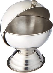 Winco 20 Ounce Sugar Bowl with Roll Top