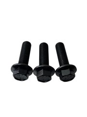 25 pcs M12-1.75×40 Hex Flange Frame Bolt Class 10.9 DIN 6921 Zinc Phosphate Oil