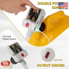 Automatic Fuel Transfer Pump with Auto-Stop, 3.8 Gallon per Min, 51” Extra Long