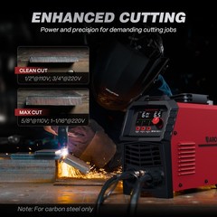 2026 ARCCAPTAIN 60A Non-HF Plasma Cutter 4-in-1, 1-1/16″ Cut, IPT60 Torch