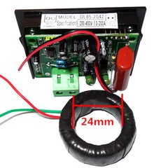 AC 80-450V LCD Dual Display Digital AC Voltmeter Ammeter Voltage Amp Gauge Panel