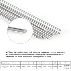 AZDENT Dental Ortho Super Elastic NiTi Archwire Rectangular Square/Ovoid/Natural