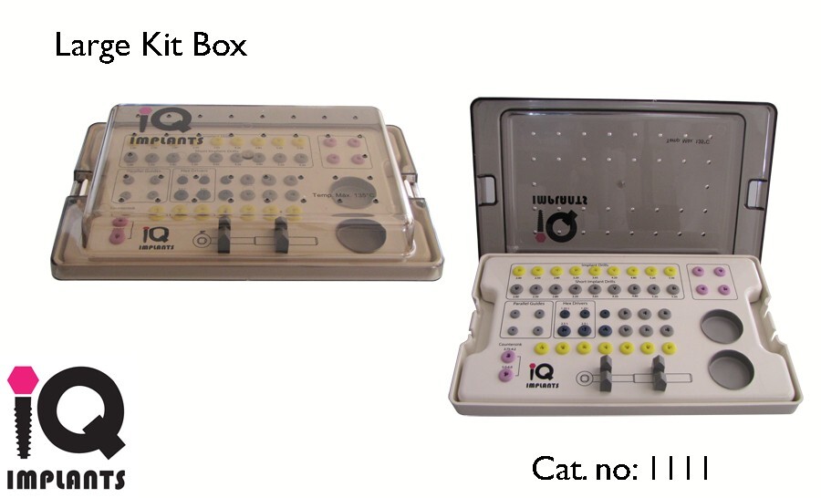 Large Surgical Kit Box for Dental Implants Implant Prosthetic Surgery Lab