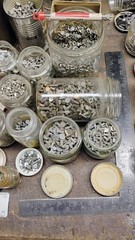 50 POUNDS OF ASSORTED TINNERS RIVETS AND OTHERS. TAKE THEM ALL.