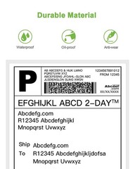 Nelko Genuine 4×6 Direct Thermal Shipping Label 220 Labels/1 Roll, 4×6 Therma…
