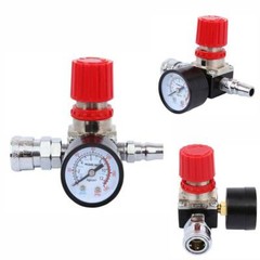 1/4″ 175PSI Air Pressure Regulator For Air Compressor System Pressure Gauge