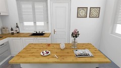 Boonliving Eco-Friendly Natural Bamboo Tabletop DIY Furniture