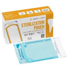 200 Self-Sealing Sterilization Pouches 3.5″ x 5.25″ – Autoclave Bags for Dental