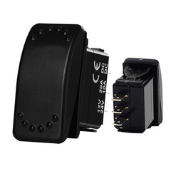 Boat Rocker Switch 12V 20A 3 Pin SPDT ON Off ON Toggle Switch 12 V/24V 3 Positio