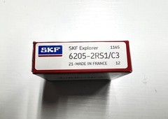 (2 PACK)SKF 6205-2RS / C3 2 RUBBER SHIELDED BALL BEARING 25mmX52mmX15mm NEW