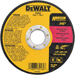 4-1/2 In. X 0.045 In. X 7/8 In. Metal and Stainless Cutting Wheel (5-Pack)