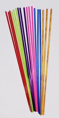 18 Rods x 6 Different Colors 1/8” inch Diameter Pink Blue Green Purple Amber Red